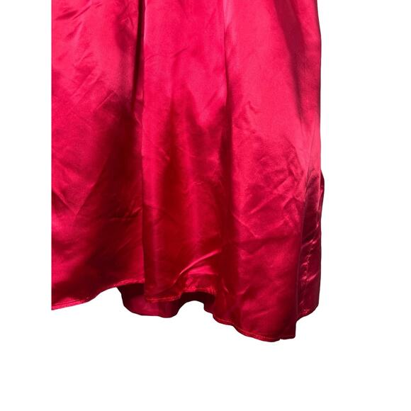 Vintage Jessica McClintock Evening Dress Size 8 Long Sleeve Black Velvet Bodice - Picture 7 of 10